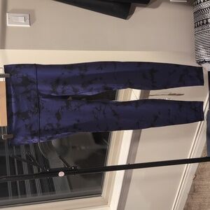 Lululemon Purple And Black Leggings